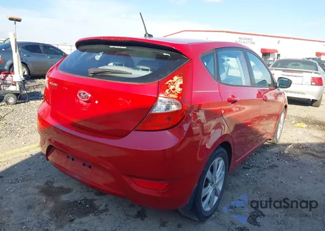 2013 Hyundai Accent Se from USA, damaged, VIN KMHCU5AE1DU134261